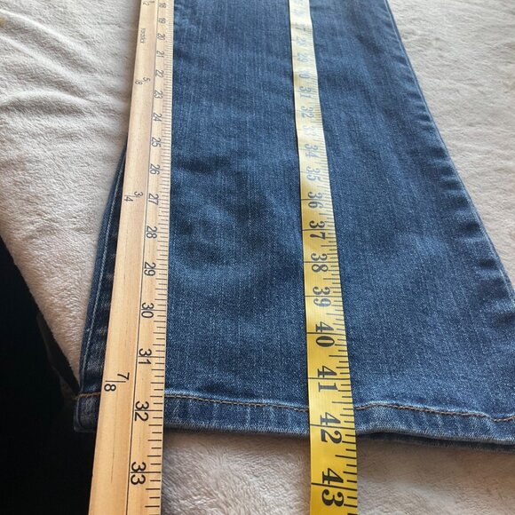 Vintage Y2K PL-11 By GLY Womens 13 Denim Jeans Studed Mid Low-Rise Made in USA - Picture 8 of 10